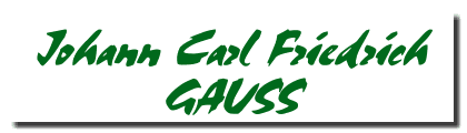 Johann Carl Friedrich Gauss